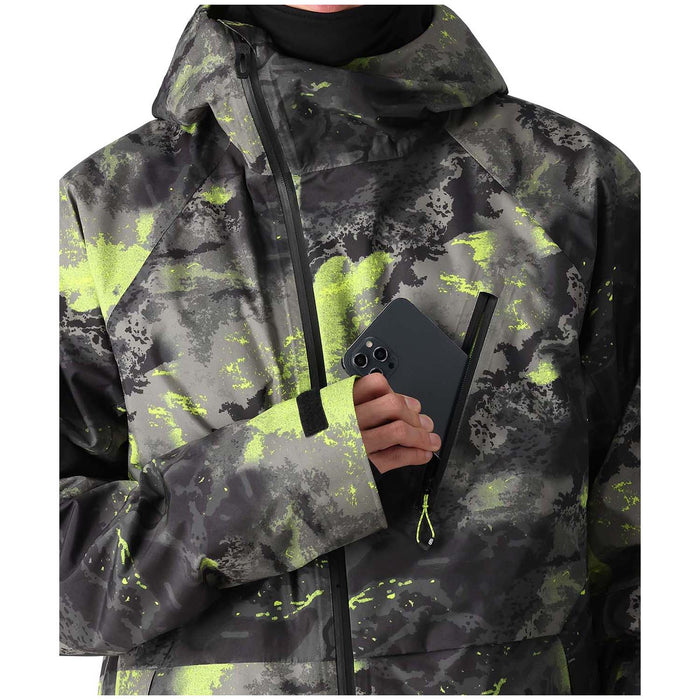 686 GORE-TEX Hydra Down Thermagraph® Jacket - Men's Lime Hemisphere