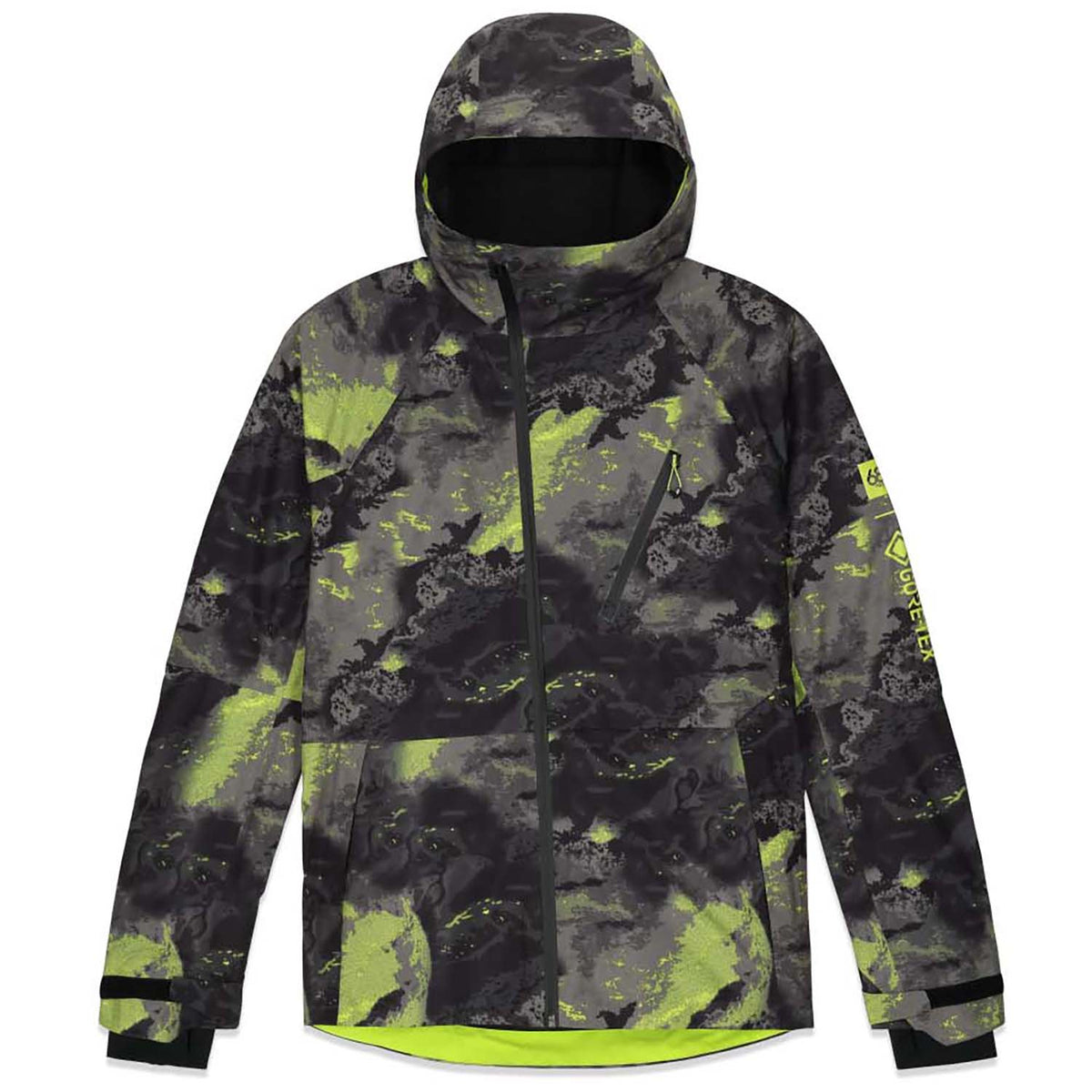 686 GORE-TEX Hydra Down Thermagraph® Jacket - Men's Lime Hemisphere