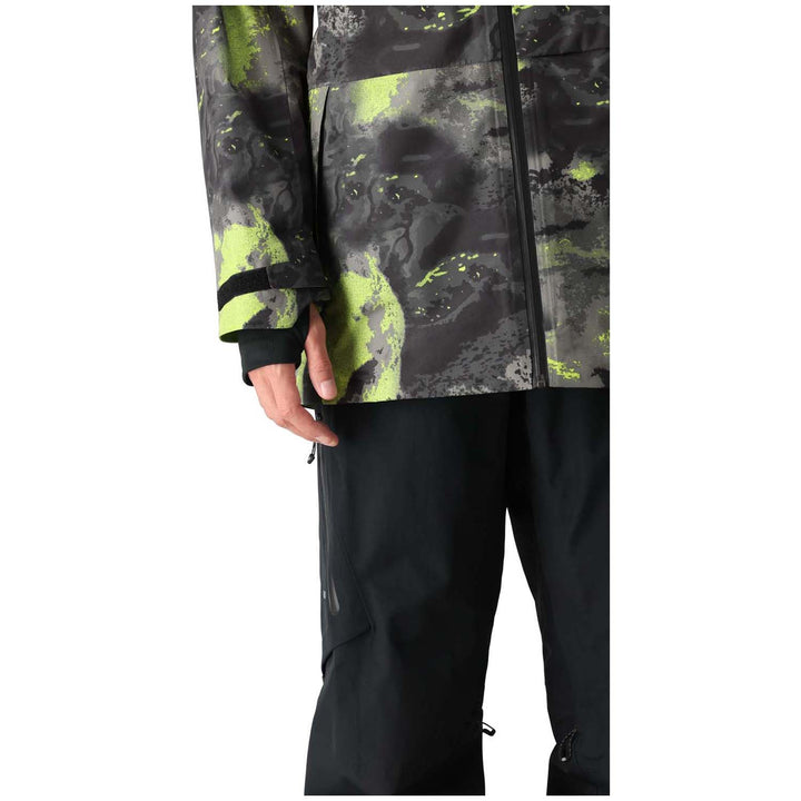 686 GORE-TEX Hydra Down Thermagraph® Jacket - Men's Lime Hemisphere