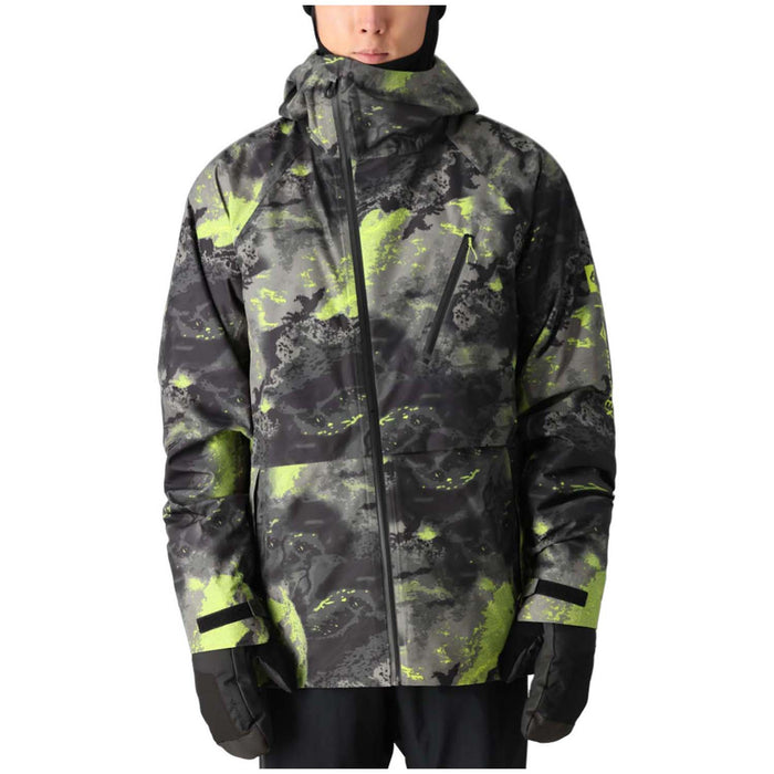 686 GORE-TEX Hydra Down Thermagraph® Jacket - Men's Lime Hemisphere
