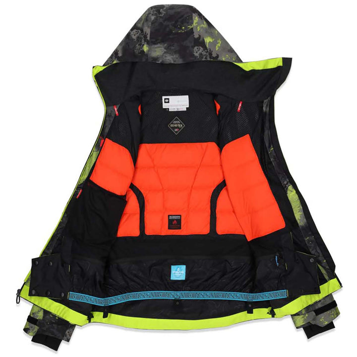 686 GORE-TEX Hydra Down Thermagraph® Jacket - Men's Lime Hemisphere