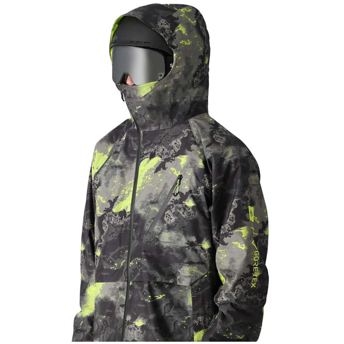 686 GORE-TEX Hydra Down Thermagraph® Jacket - Men's Lime Hemisphere