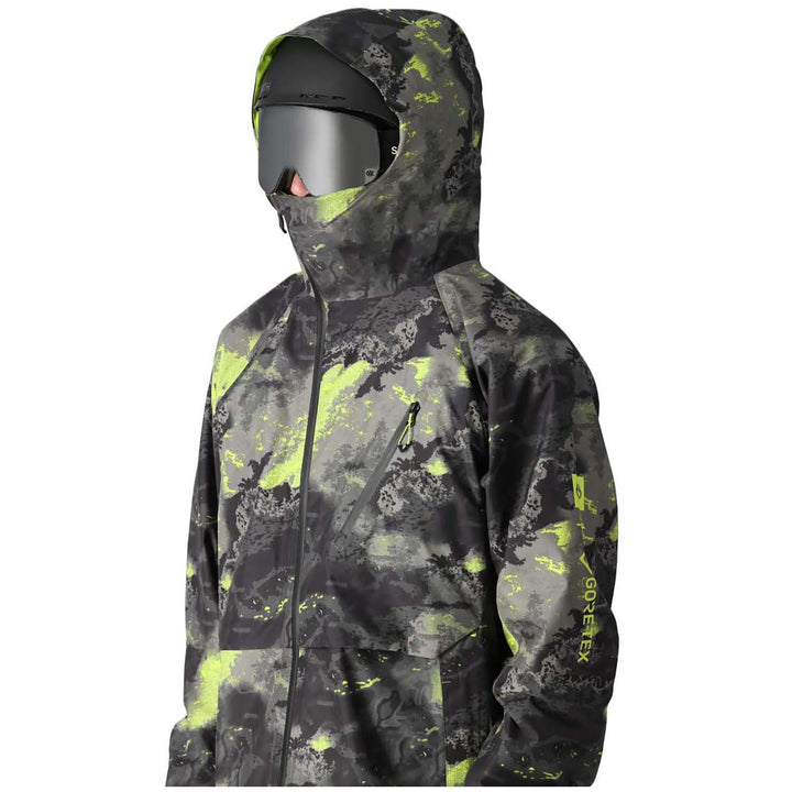 686 GORE-TEX Hydra Down Thermagraph® Jacket - Men's Lime Hemisphere