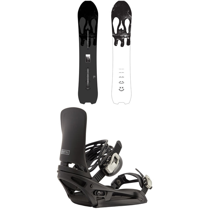 Burton Skeleton Key Snowboard + Cartel EST Snowboard Bindings