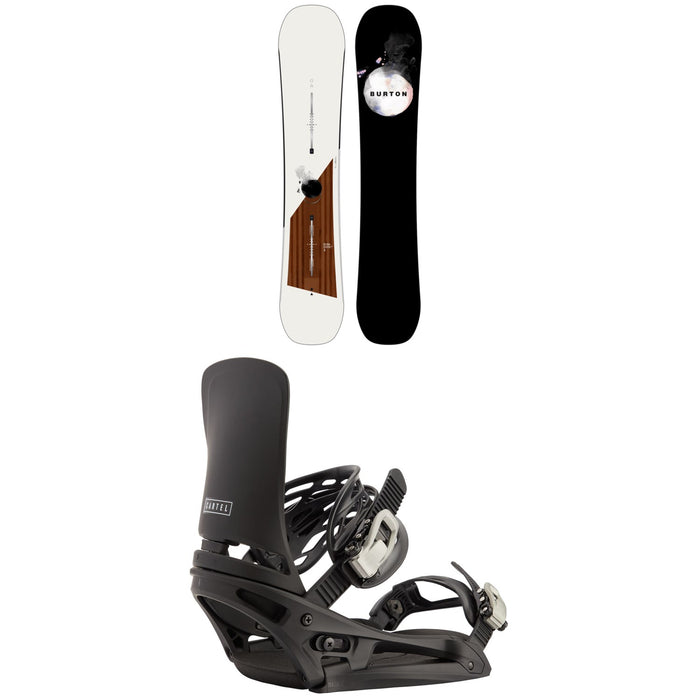 Burton Flight Attendant Snowboard + Cartel EST Snowboard Bindings