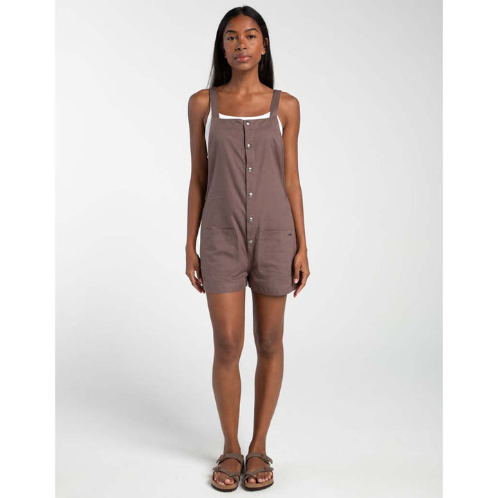 Volcom Stone Strut Romper - Women's Slate Grey