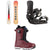 Burton Custom Flying V Snowboard + Cartel EST Snowboard Bindings + Ruler Boa Snowboard Boots