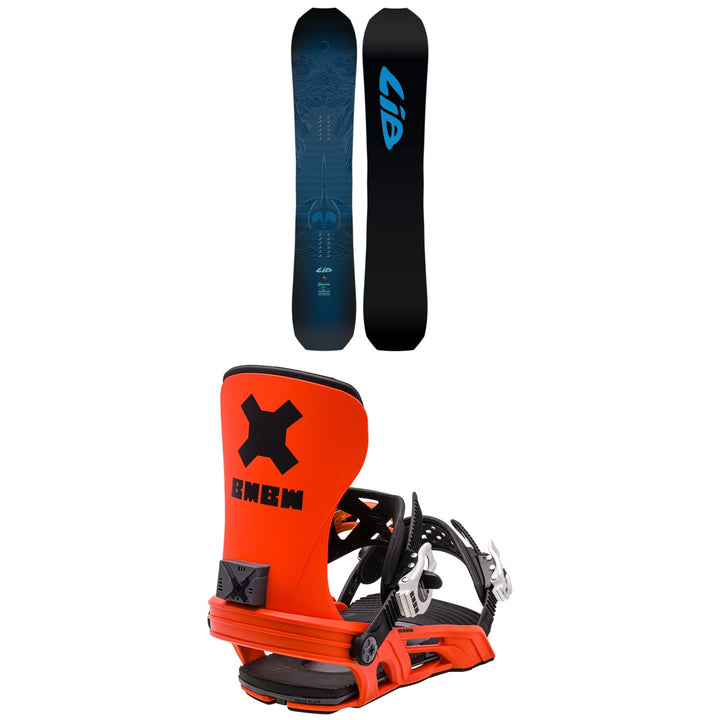 Lib Tech T.Rice Golden Orca Snowboard + Bent Metal Axtion Snowboard Bindings