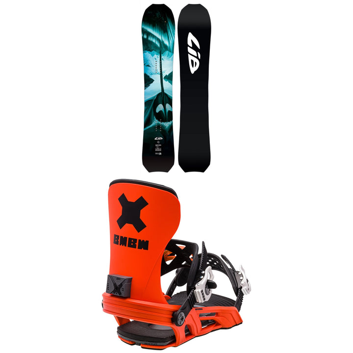Lib Tech T.Rice Orca Snowboard + Bent Metal Axtion Snowboard Bindings 2024