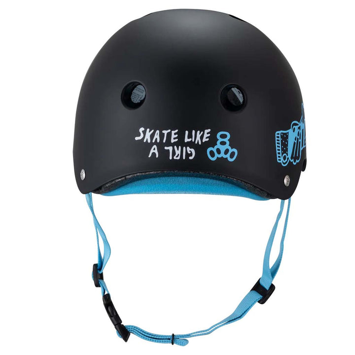 Triple 8 The Certfied Sweatsaver Skateboard Helmet Skate Like A Girl