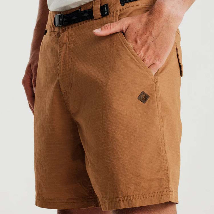 Roark Campover Shorts - Men's Pignoli Brown