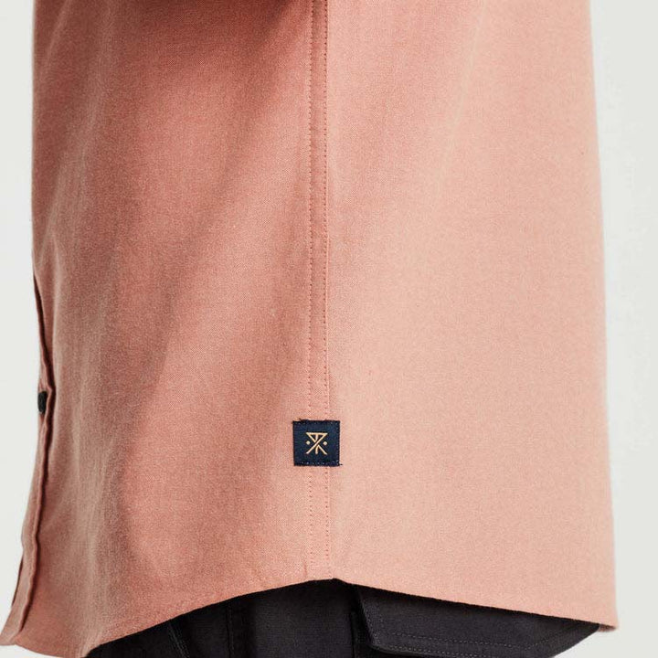 Roark Scholar Oxford Short-Sleeve Woven Shirt - Men's Saffron Red