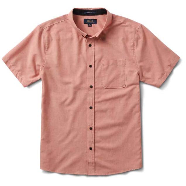 Roark Scholar Oxford Short-Sleeve Woven Shirt - Men's Saffron Red