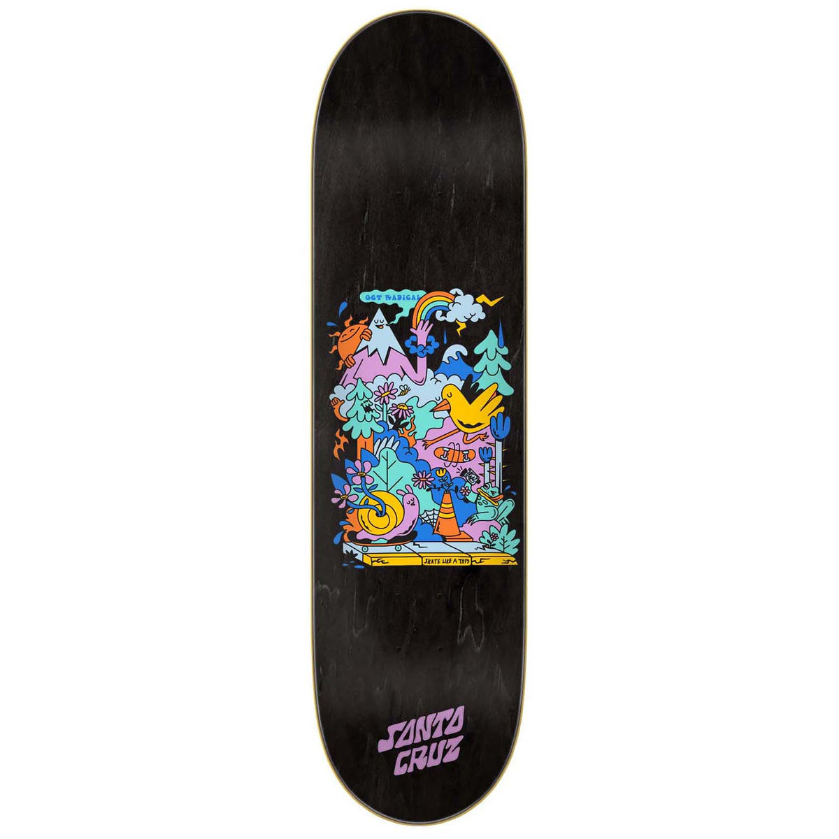 Santa Cruz Skateboards Skate Like A Girl 8.0 Skateboard Deck