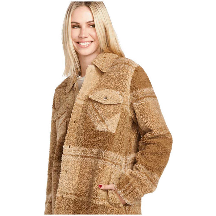 Volcom Silent Sherpa Jacket - Women's Mushroom