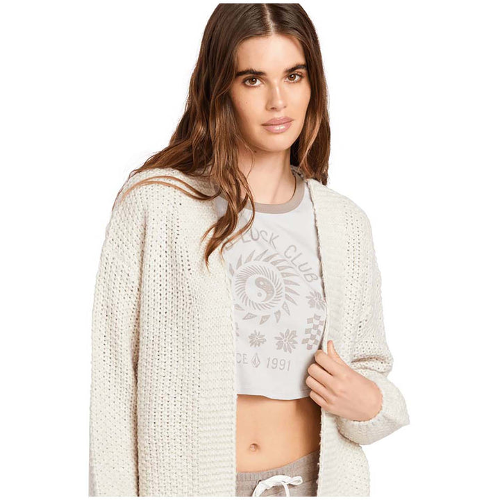Volcom Lil Throw Cardi - Women's Star White