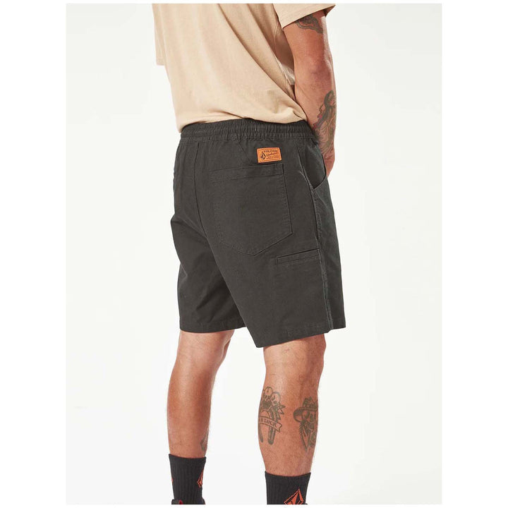 Volcom Caliper Elastic Waist 17 Shorts - Men's Black