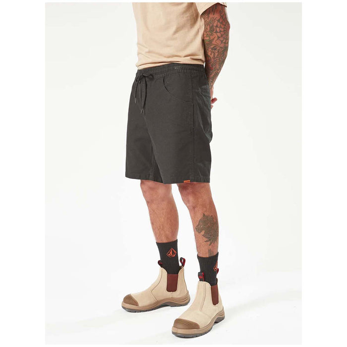 Volcom Caliper Elastic Waist 17 Shorts - Men's Black