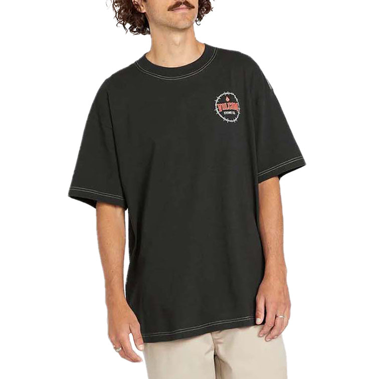 Volcom Barb Stone LSE T-Shirt - Men's Stealth