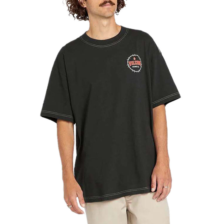 Volcom Barb Stone LSE T-Shirt - Men's Stealth