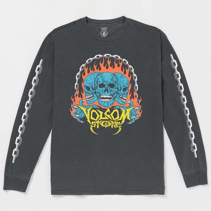 Volcom Hot Headed Long-Sleeve T-Shirt - Men's Stealth