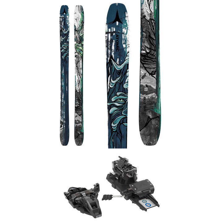 Atomic Bent 100 Skis + Dynafit ST Rotation 10 Alpine Touring Ski Bindings 2024