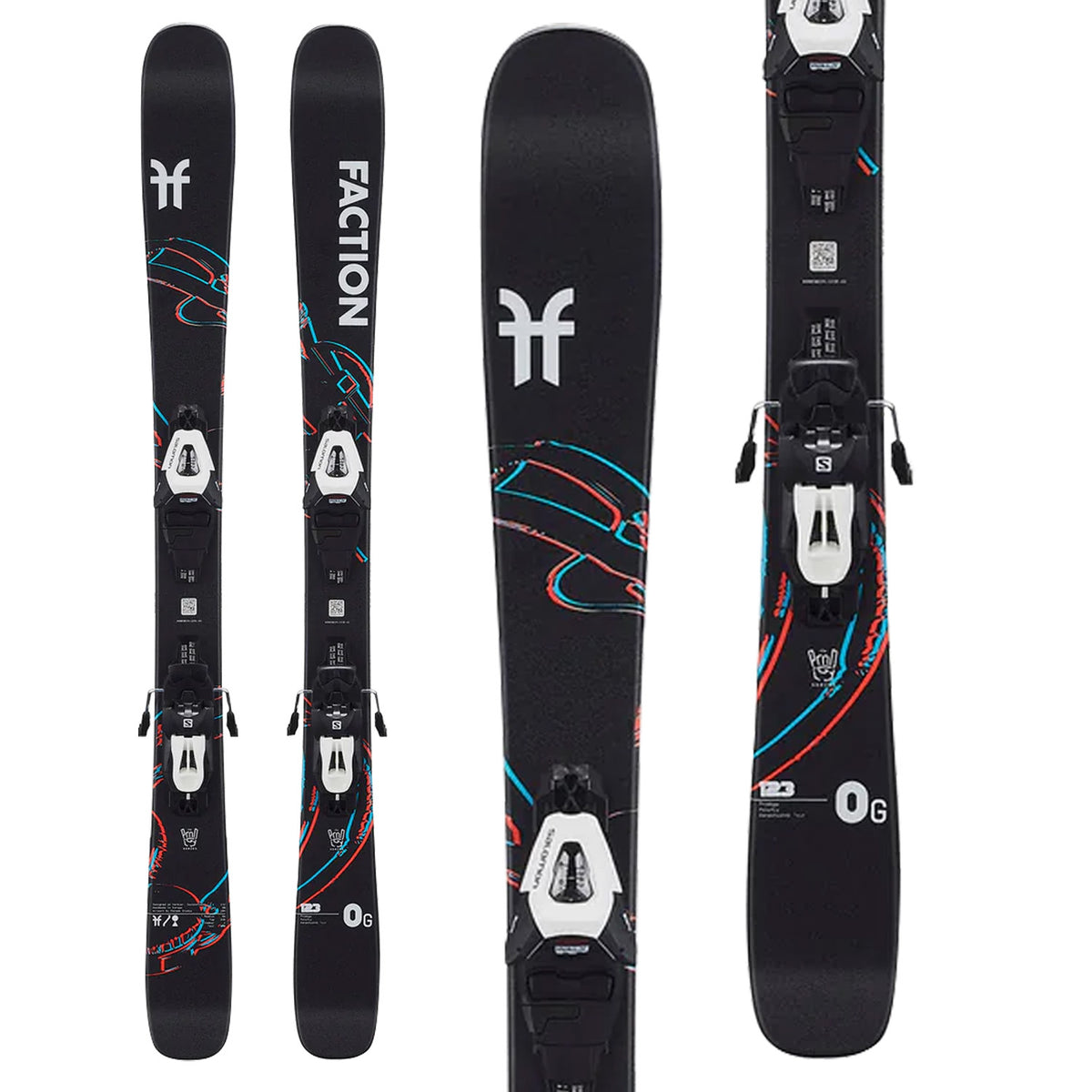 Faction Prodigy 0 Grom Skis + L6 GW Ski Bindings - Kids' 2024