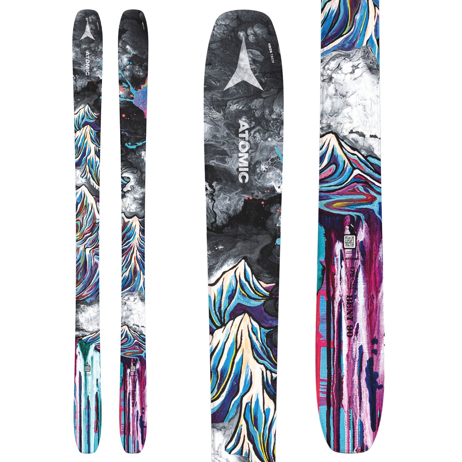 ATOMIC BENTO 90、175cm、119/90/109、未使用・新品 Atomic Bent 90 Skis 2025 – evo