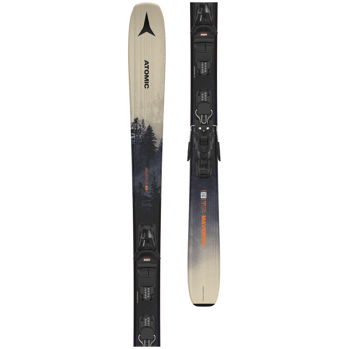 Atomic Maverick 84 Skis + M 10 GW Ski Bindings 2025