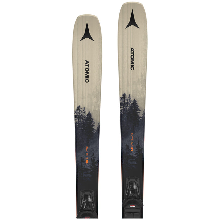 Atomic Maverick 84 Skis + M 10 GW Ski Bindings 2025
