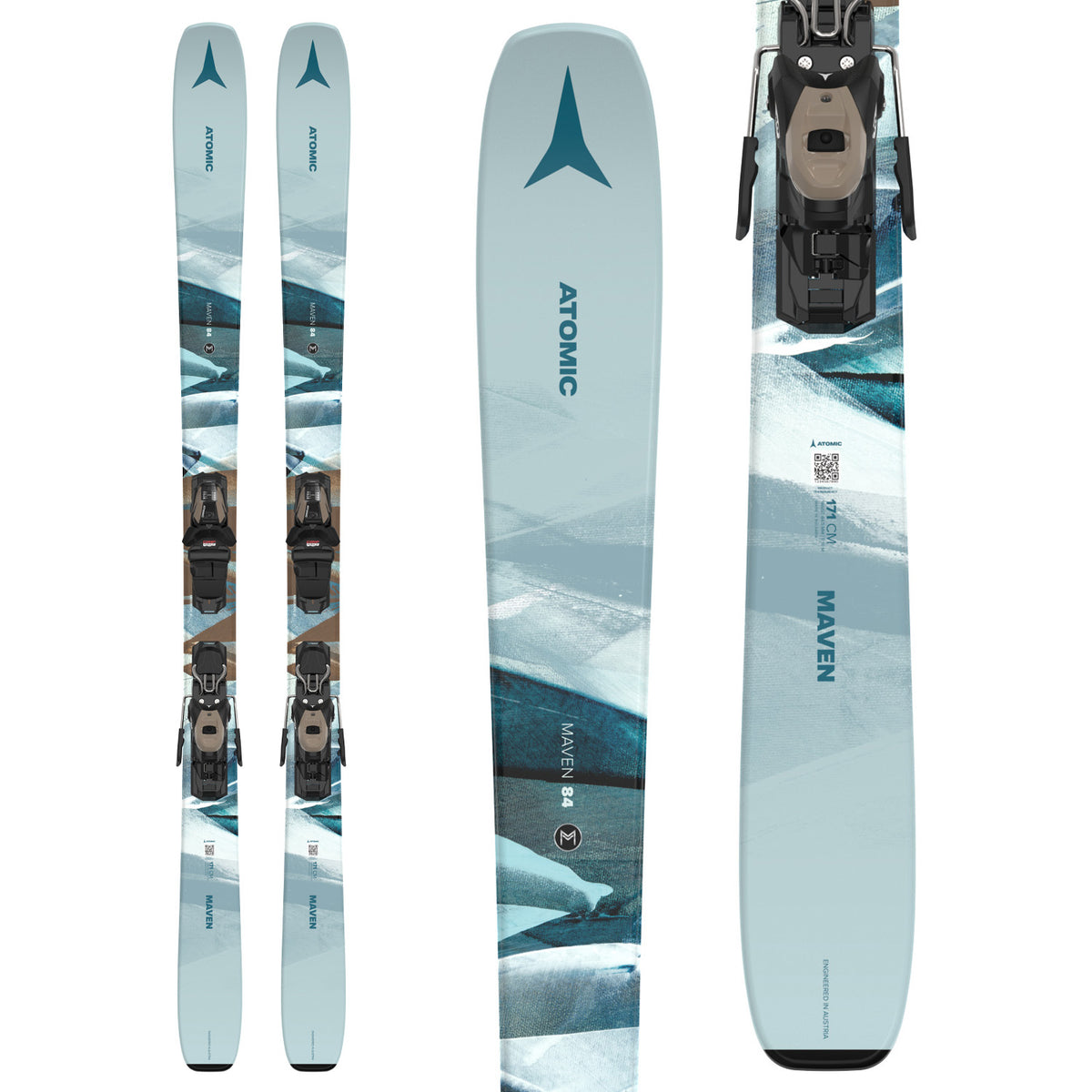 Atomic Maven 84 Skis + M10 GW Ski Bindings - Women's 2025