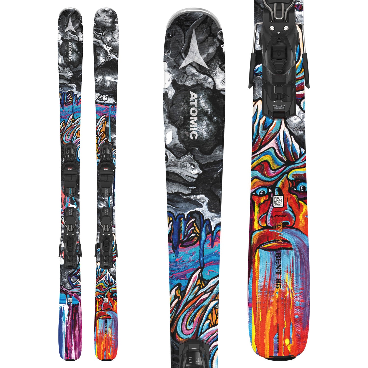 Atomic Bent 85 Skis + M10 GW Bindings 2025 – evo