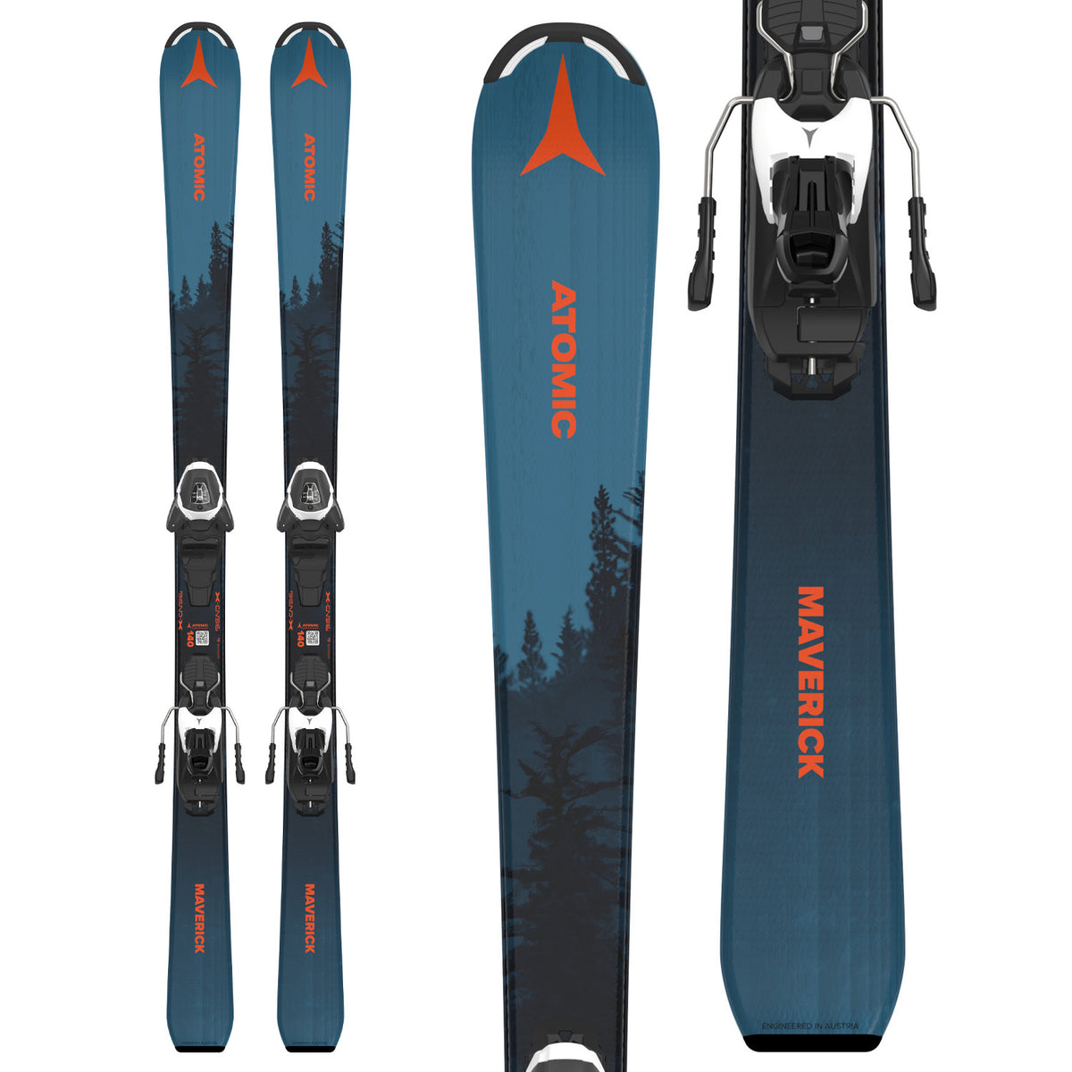 Atomic Maverick Jr Skis + L 6 GW Ski Bindings - Kids' 2026