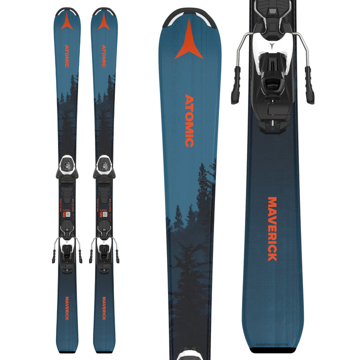Atomic Maverick Jr Skis + L 6 GW Ski Bindings - Kids' 2026