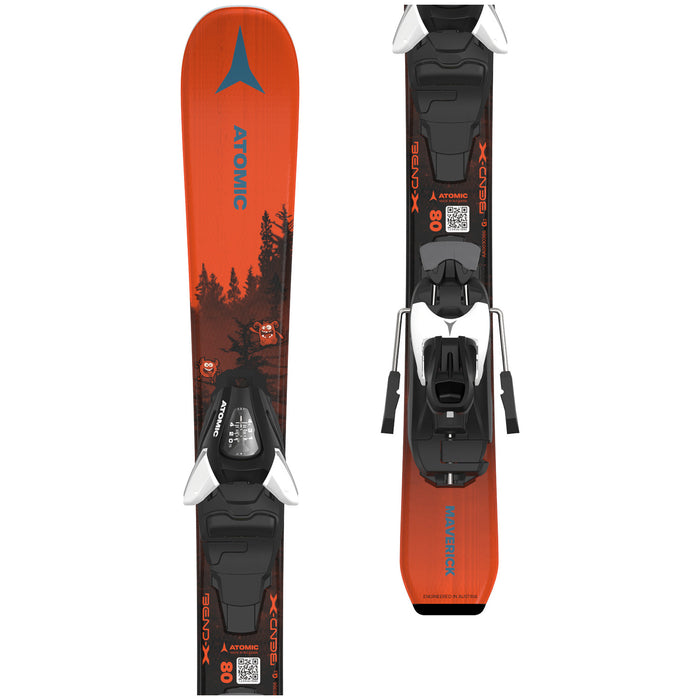 Atomic Maverick Jr Skis + C5 GW Ski Bindings - Kids' 2026