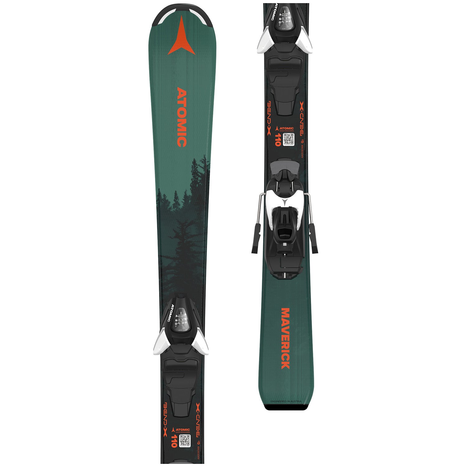 Atomic Maverick Jr Skis + C5 GW Ski Bindings - Kids' 2026 – evo