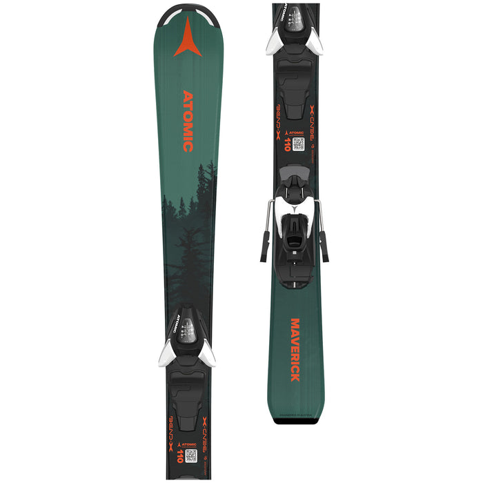 Atomic Maverick Jr Skis + C5 GW Ski Bindings - Kids' 2026