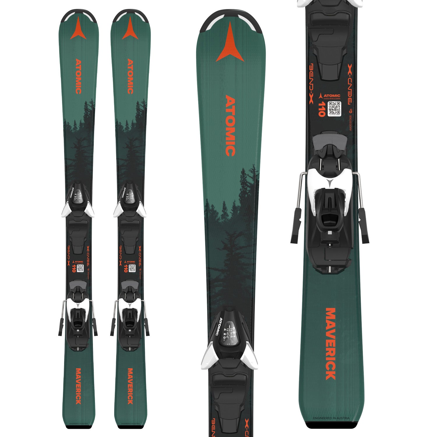 Atomic Maverick Jr Skis + C5 GW Ski Bindings - Kids' 2026 – evo