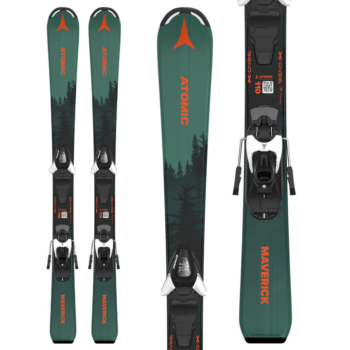 Atomic Maverick Jr Skis + C5 GW Ski Bindings - Kids' 2026