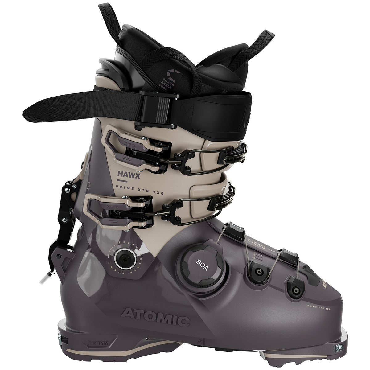 Atomic Hawx Prime XTD 130 BOA GW Alpine Touring Ski Boots 2026 Not Purple/Cement