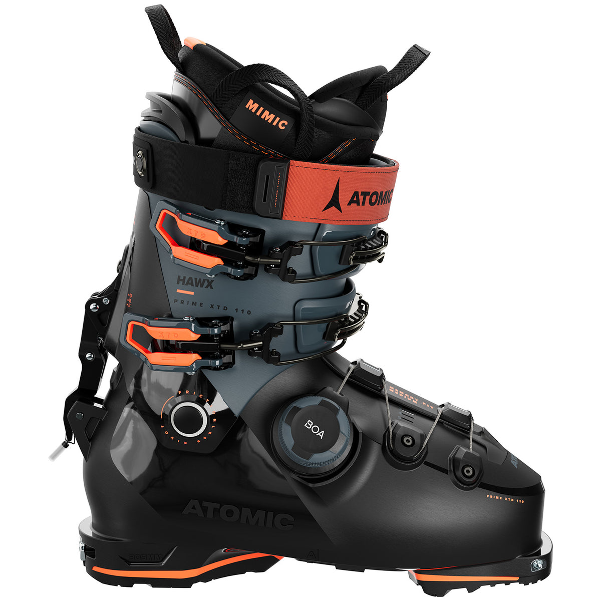 Atomic Hawx Prime XTD 110 BOA GW Alpine Touring Ski Boots 2026 Black/Storm/Orange