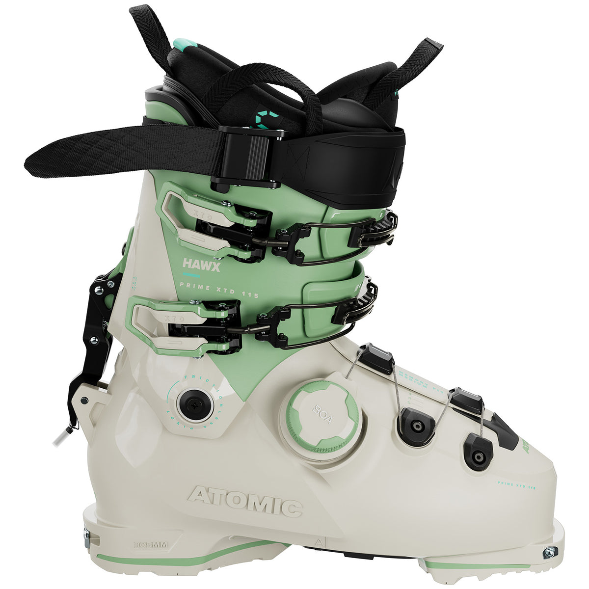 Atomic Hawx Prime XTD 115 BOA W GW Alpine Touring Ski Boots - Women's 2026 Stone/Pistachio