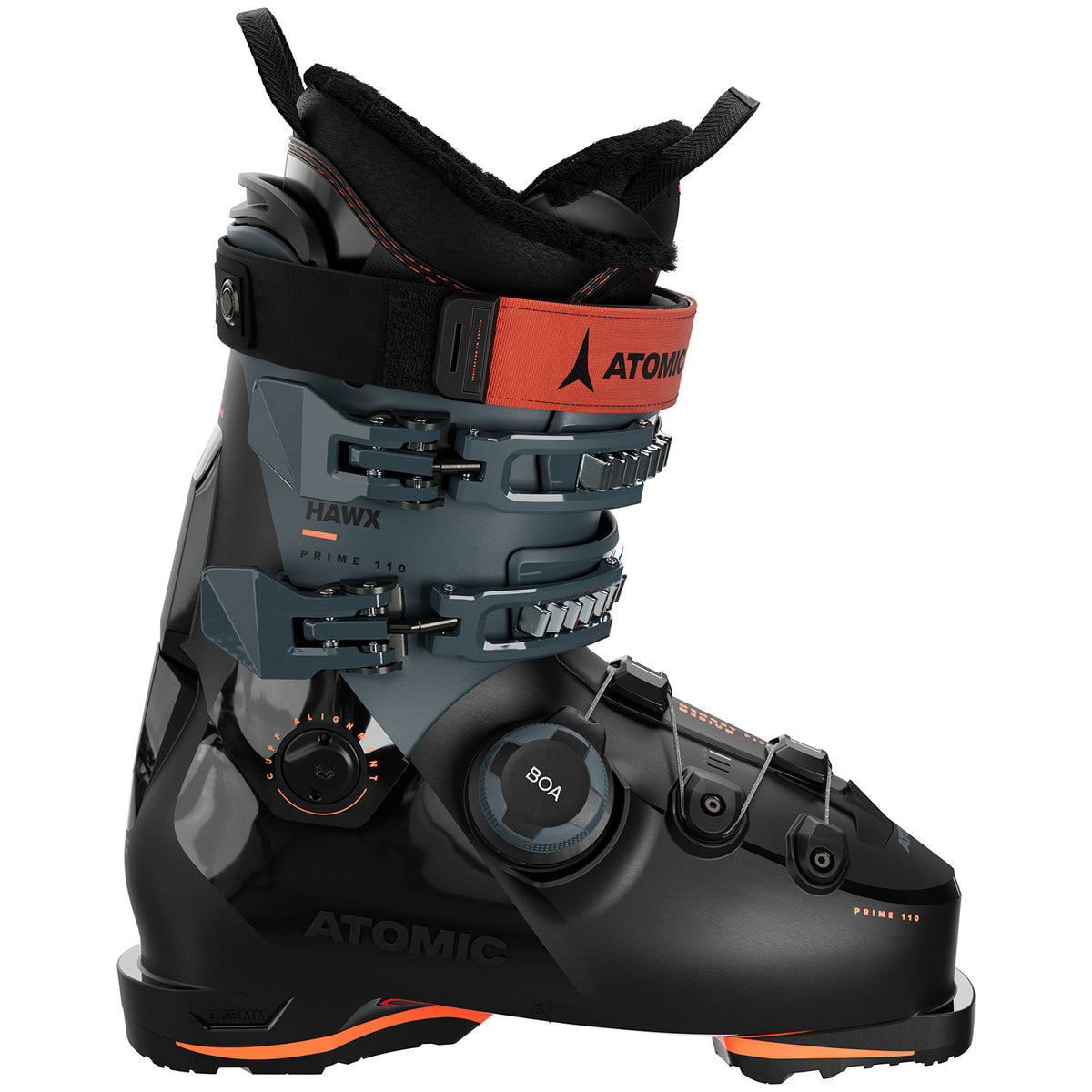 Atomic Hawx Prime 110 BOA GW Ski Boots 2025 Black/Storm/Orange