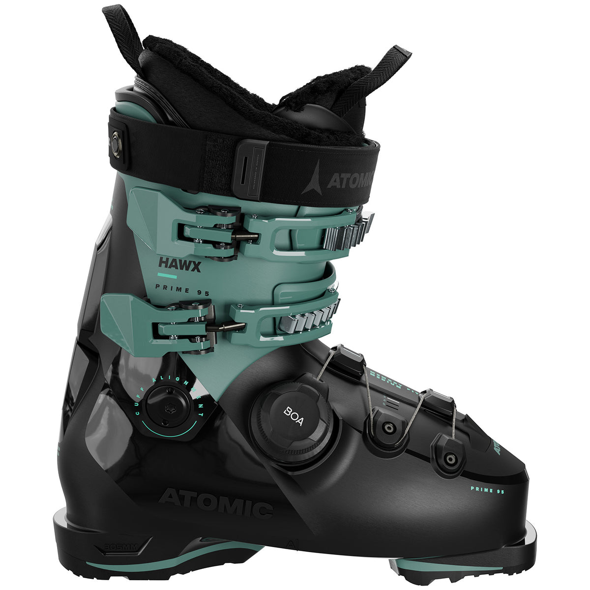 Atomic Hawx Prime 95 BOA W GW Ski Boots - Women's 2025 Black/Aqua
