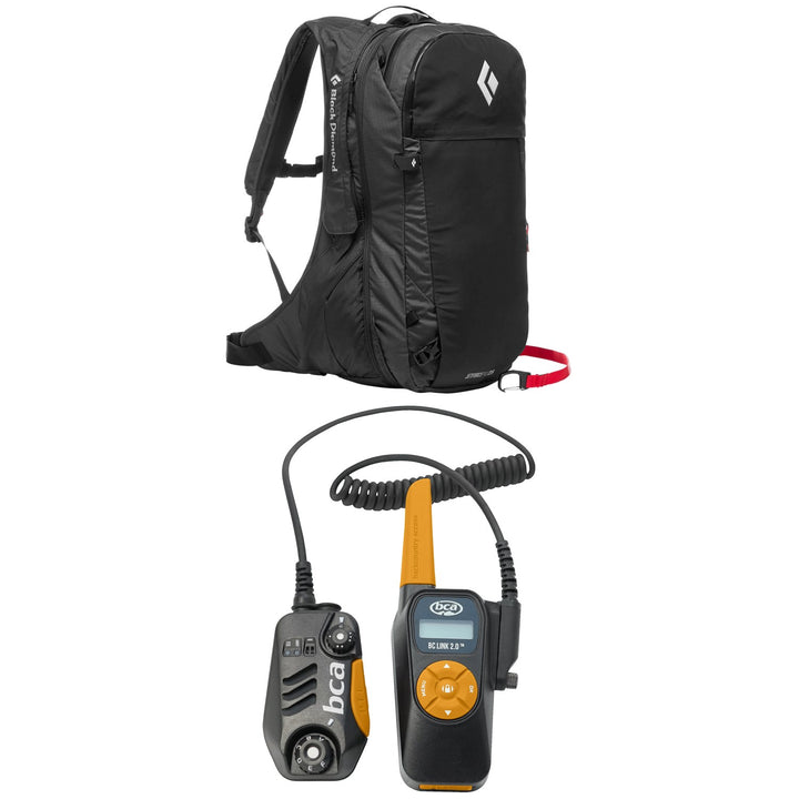 Black Diamond JetForce 25L Pro Airbag Pack + BCA BC Link 2.0 Group Communication System