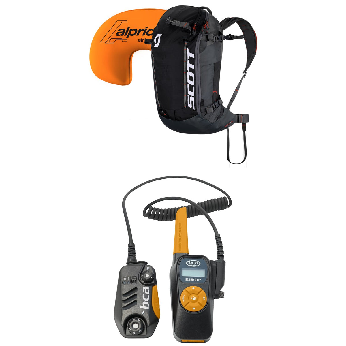 Scott Patrol E1 30 Airbag Backpack + BCA BC Link 2.0 Group Communication System