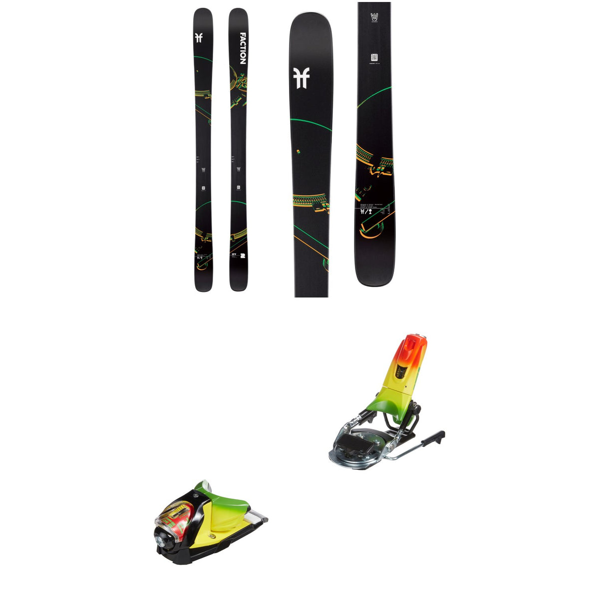 Faction Prodigy 2 Skis + Look Pivot 14 GW Ski Bindings