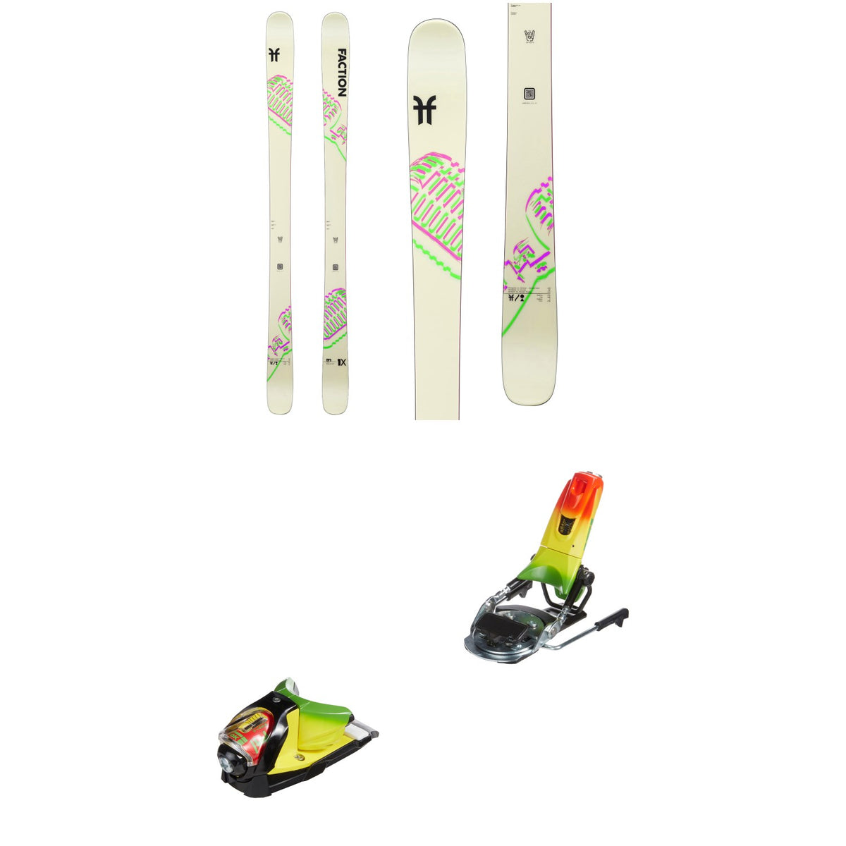 Faction Prodigy 1X Skis - Women's + Look Pivot 14 GW Ski Bindings