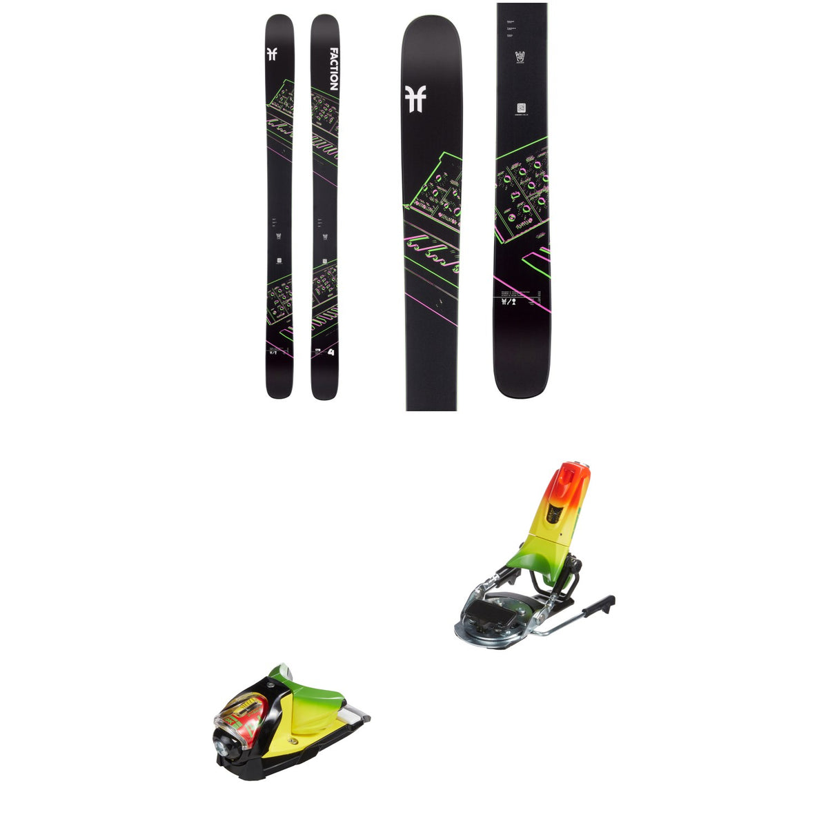 Faction Prodigy 4 Skis + Look Pivot 14 GW Ski Bindings