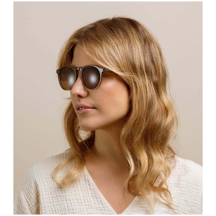 RAEN Remmy 52 Sunglasses Ghost/Vibrant Brown Polarized